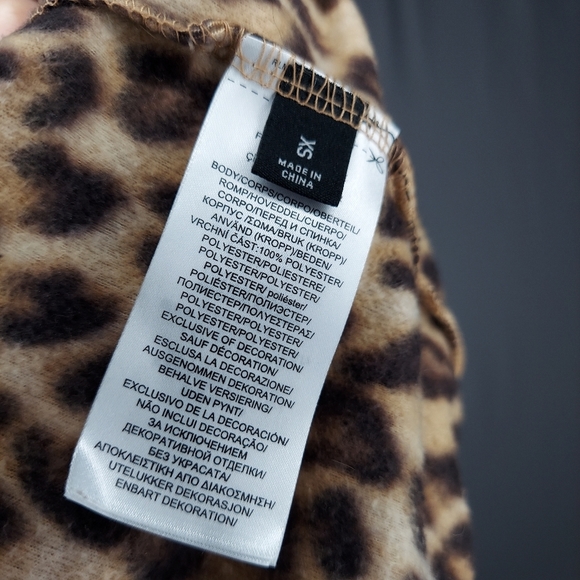 Polo Black Label Pajama Set XS Fleece Embroidered Logo Button Collar Animal Prin - Picture 12 of 12